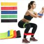 Imagem de Kit Faixa Elástica Band Extensor 5 Níveis Resistance Belt