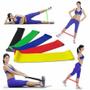 Imagem de Kit Faixa Elástica Band Extensor 5 Níveis Resistance Belt