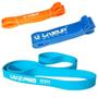 Imagem de Kit Faixa Elastica Super Band Intensidade Forte + Media + Leve Liveup Liveup Sports