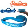 Imagem de Kit Faixa Elastica Super Band Intensidade Forte + Media + Leve Liveup Liveup Sports