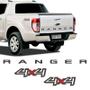 Imagem de Kit Faixa Ford Ranger 2017/2018 4x4 Adesivo Grafite/Preto