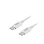 Imagem de Kit FAM Carregador De Parede + Cabo De Carregamento USB Tipo C E USB Tipo C FKT-PD52C Branco.