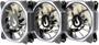 Imagem de Kit Fan Com 3 Unidades Cooler Fan Rise Mode Aura, 120mm, RGB, Preto - RM-AU-02-RGB