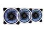 Imagem de Kit Fan Com 3 Unidades Cooler Fan Rise Mode Aura, 120mm, RGB, Preto - RM-AU-02-RGB