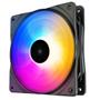 Imagem de Kit Fan Com 3 Unidades + Hub Deepcool RF120 120mm - PD-FLED3-RF120FS-3P
