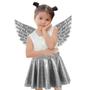 Imagem de Kit Fantasia Menina Borboletinha Carnaval Infantil Bonita Colorida Linda Meninas Menininha Feminino Presente Asinha Top