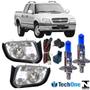 Imagem de Kit farol auxiliar chevrolet s10 2001 ate 2011 super branca