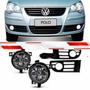 Imagem de KIT FAROL AUXILIAR DE NEBLINA POLO SEDAN / HATCH 2002 Até 2014 COM GRADES NÃO ACOMPANHA INTE