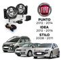 Imagem de Kit Farol Auxiliar Milha Punto 2012 2013  2014 Idea 2012 2013 2014 2015 2016 Stilo 2008 2009 2010 2011  Botao Colante