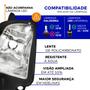 Imagem de Kit Farol Auxiliar Milha Voyage G6 2013 2014 2015 2016 Moldura Preta Botao Tic Tac