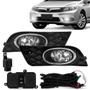 Imagem de Kit Farol de Milha Civic 2012 a 2014 Auxiliar Neblina Botão Modelo Original