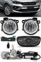 Imagem de Kit Farol de Milha Neblina Fiat Argo e Cronos 2018 2019 2020 2021 2022 - Botão Painel + Kit Lâmpada Super LED 6000K