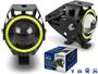 Imagem de Kit Farol Milha Auxiliar Led Angel Eyes 6000k Tdm 900 Suzuki kawasaki