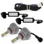 Imagem de Kit Farol Milha Celta Prisma 2012 2013 + Par Lâmpadas Super LED Headlight HB4 6000K