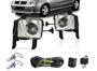 Imagem de Kit farol milha chevrolet montana  2003 a 2012 vidro  - ai + lâmpadas h3 super branca  55 wts