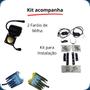 Imagem de Kit Farol Milha F-13 Mini Yamaha Fazer 250 2005 2006 2007 2008 2009 2010 2011 2012 até 2020