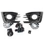 Imagem de Kit Faról Milha Gol G7 Com Grade Preta Int Original  Cromado SL-262410 - Shocklight