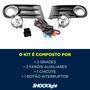 Imagem de Kit Farol Milha Gol Saveiro Voyage G5 2009 2010 2011 2012 13