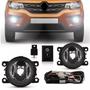 Imagem de Kit Farol Milha Renault Kwid 2017 2018 2019 Auxiliar Neblina