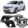 Imagem de Kit Farol Milha Renault Sandero 2020 2021 2022 Tela Milha