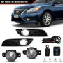 Imagem de Kit Farol Milha Sentra 2014/2020 Com Moldura Botão Shocklight