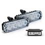 Imagem de Kit Farol Power LED Slim 4W Âmbar Com Módulo