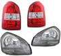 Imagem de Kit Farol Tucson Cristal + Lanterna 2004 2005 2006 2007 2008