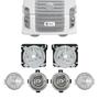 Imagem de Kit Farol VW Constellation com Pisca e Farol de Milha Liso IAM Completo 2006 2007 2008 / 2022