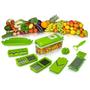 Imagem de Kit Fatiador Cortador De Legumes Plástico E Inox - Clink