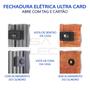 Imagem de Kit fechadura eletronica agl ultra card preta + 3 tag extras