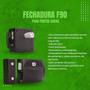 Imagem de Kit fechadura f90 com botoeira a1 preta e controle tx deco