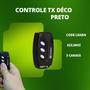 Imagem de Kit fechadura f90 com botoeira a1 preta e controle tx deco