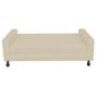 Imagem de Kit Félix com Cabeceira Dona 90 cm Solteiro Baú Quarto Sala Suede Bege - Damaffe Móveis