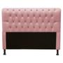 Imagem de Kit Félix com Cabeceira Lady 1,00 cm Solteiro Baú Quarto Sala Suede Rose - Damaffe Móveis