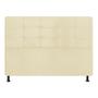 Imagem de Kit Félix com Cabeceira Mel 1,95 cm King Size Baú Quarto Sala Suede Bege - Damaffe Móveis
