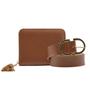 Imagem de Kit Feminino Cinto E Carteira Slim Mini Moda Atual Presente KDB96040