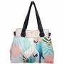 Imagem de Kit Feminino Tropical Araras Azuis com Bolsa, Necessaire e Chinelo, Magicc