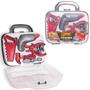 Imagem de kit ferramenta infantil com furadeira + acessorios oficina work 12 pecas na maleta - SAMBA TOYS