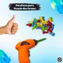 Imagem de Kit Ferramenta Infantil Parafusadeira De Brinquedo De Montar 106 Peças