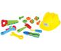 Imagem de kit Ferramentas Infantil com Capacete - 15 pecas Brinquedo da Maral crianças 12 meses +