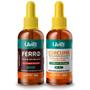 Imagem de Kit Ferro Bisglicinato Liquido 30ml e Curcuma Liquida 30ml Uvits