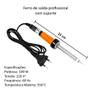 Imagem de Kit Ferro De Solda 100w 220v Profissional Soldador + Estanho