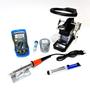 Imagem de kit Ferro de Solda 30w 220v Multimetro 830L Lupa estanho pasta sugador