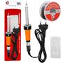 Imagem de Kit Ferro De Solda 40w 127v Profissional Soldador + Estanho