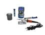 Imagem de Kit ferro de solda 60w 220v + multimetro Digital com Visor Lcd + sugador + estanho + pasta