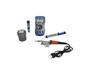 Imagem de Kit ferro de solda 60w 220v + multimetro Digital com Visor Lcd + sugador + estanho + pasta