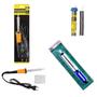 Imagem de Kit Ferro De Solda De Solda + Sugador + Tubete Em Fio 30W 220V
