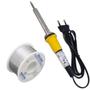 Imagem de Kit Ferro De Solda Soldar Soldador 220v 40w ou 60w Com Rolo de Estanho Ferramenta