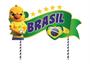 Imagem de Kit Festa Copa Seleção Brasil 46 peças (15 pessoas) cone milk