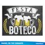 Imagem de Kit Festa De Boteco Itens Painel + Faixa + Top De Bolo